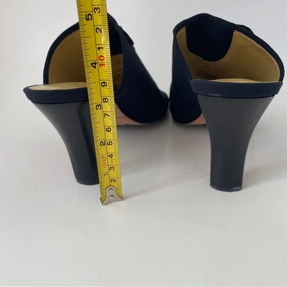 ANTONIO MELANI Black and Pink Mules with Butterfly Detail - Picture 6 of 12